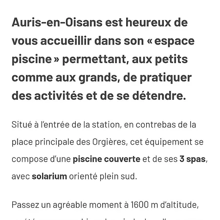 Les Gentianes Station Alpe Huez *